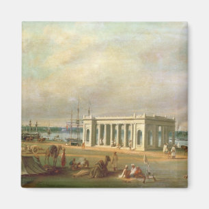 Denkmal James Prinseps, auf dem Hooghli Fluss, Ca Magnet