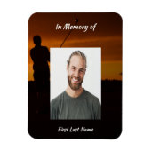 Denkmal Keepake Golfer Golfspielen Magnet (Vertikal)