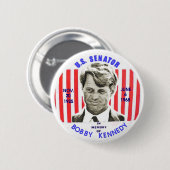 Denkmal-Knopf Bobbys Kennedy Button (Vorne & Hinten)