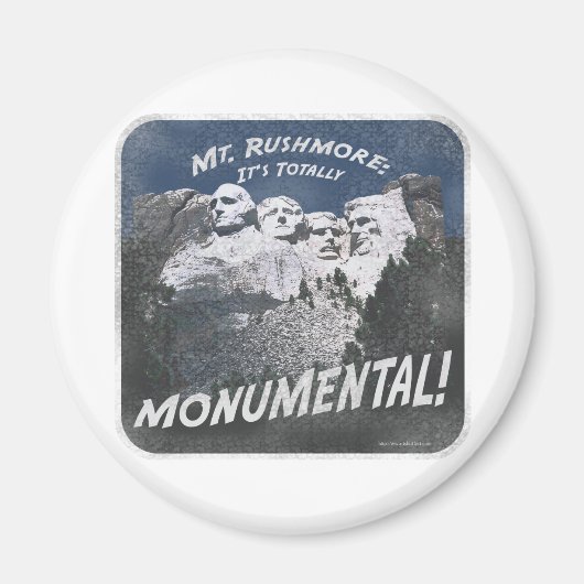 Denkmal Mt. Rushmore Magnet (Vorne)
