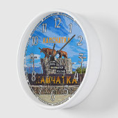 Denkmal "Russland beginnt hier" Kamchatka Uhr (Winkel)