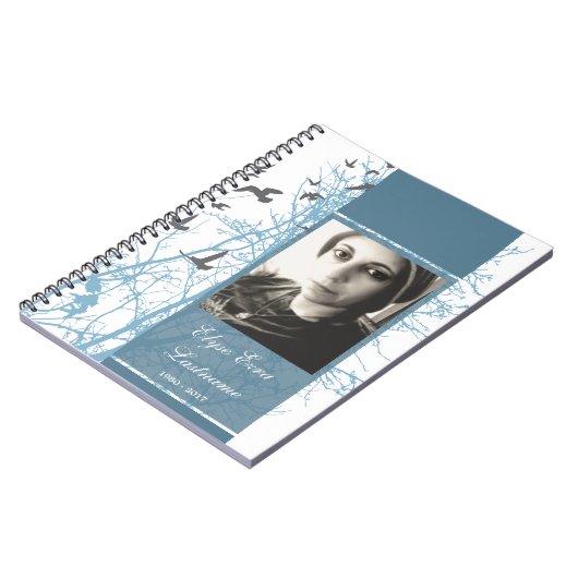 Denkmal silhouscreen Gastbuch Notizblock (Linke Seite)