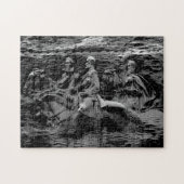 Denkmal Stone Mountain Georgia. Puzzle (Horizontal)