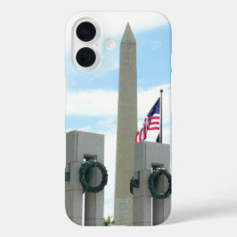 Denkmal von Washington und Gedenkstätte des Zweite iPhone 16 Hülle