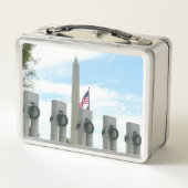 Denkmal von Washington und Gedenkstätte des Zweite Metall Brotdose (Rückseite)