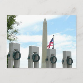 Denkmal von Washington und Gedenkstätte des Zweite Postkarte