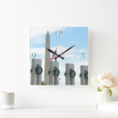 Denkmal von Washington und Gedenkstätte des Zweite Quadratische Wanduhr (Zuhause)