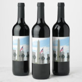 Denkmal von Washington und Gedenkstätte des Zweite Weinetikett (Flaschen)