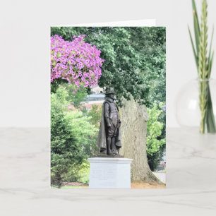 Denkmal von William Bradford im Sommer Karte