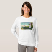 Denkmal zu den Mayflower Frauen, Portico-Ansicht T-Shirt (Vorne ganz)