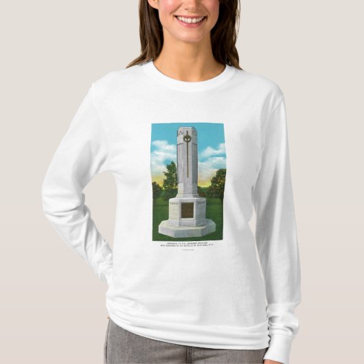 Denkmal zur unbekannter Soldat-Ansicht T-Shirt (Vorderseite)