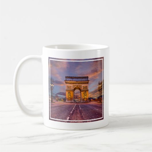 Denkmäler | Arc de Triomphe, Paris Frankreich Kaffeetasse (Links)