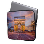 Denkmäler | Arc de Triomphe, Paris Frankreich Laptopschutzhülle (Vorderseite Links)