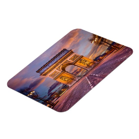 Denkmäler | Arc de Triomphe, Paris Frankreich Magnet (Linke Seite)