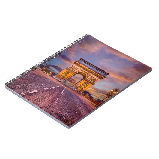 Denkmäler | Arc de Triomphe, Paris Frankreich Notizblock (Linke Seite)