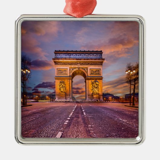 Denkmäler | Arc de Triomphe, Paris Frankreich Ornament Aus Metall (Vorne)