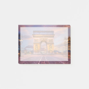Denkmäler   Arc de Triomphe, Paris Frankreich Post-it Klebezettel