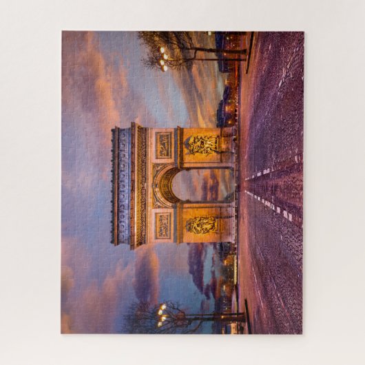 Denkmäler | Arc de Triomphe, Paris Frankreich Puzzle (Vertikal)