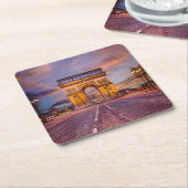 Denkmäler | Arc de Triomphe, Paris Frankreich Rechteckiger Pappuntersetzer (angewinkelt)