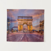 Denkmäler | Arc de Triomphe, Paris Frankreich Wandteppich (Vorderseite (Horizontal))