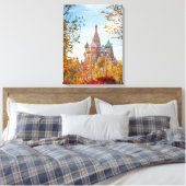 Denkmäler | Basilische Kathedrale Moskau Leinwanddruck (Insitu (Schlafzimmer))