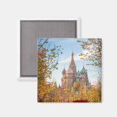 Denkmäler | Basilische Kathedrale Moskau Magnet (Vorderseite/Rückseite)