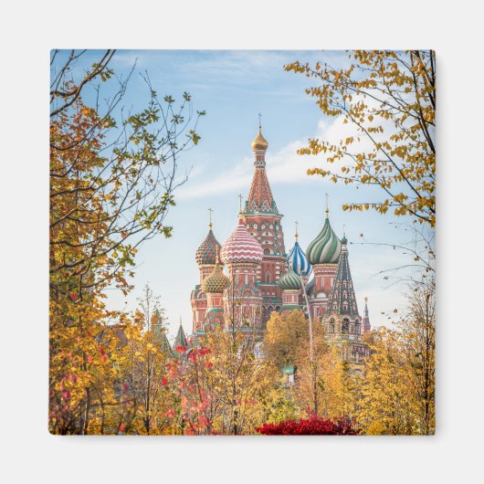 Denkmäler | Basilische Kathedrale Moskau Magnet (Vorne)