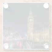 Denkmäler Big Ben at Night Glasuntersetzer (Rückseite)