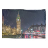 Denkmäler Big Ben at Night Kissenbezug (Rückseite)