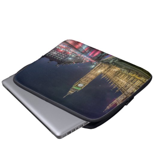 Denkmäler Big Ben at Night Laptopschutzhülle (Vorne Knopf)