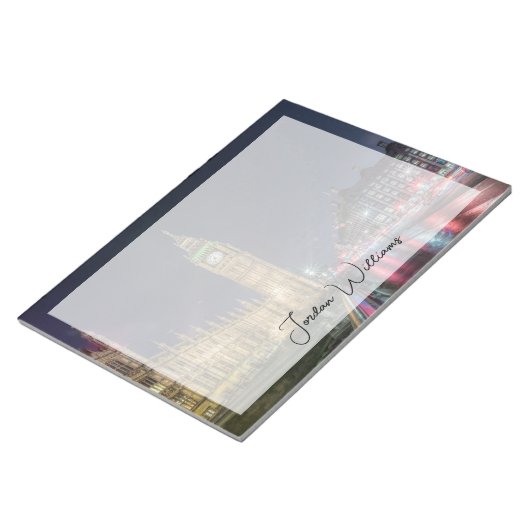 Denkmäler Big Ben at Night Notizblock (angewinkelt)