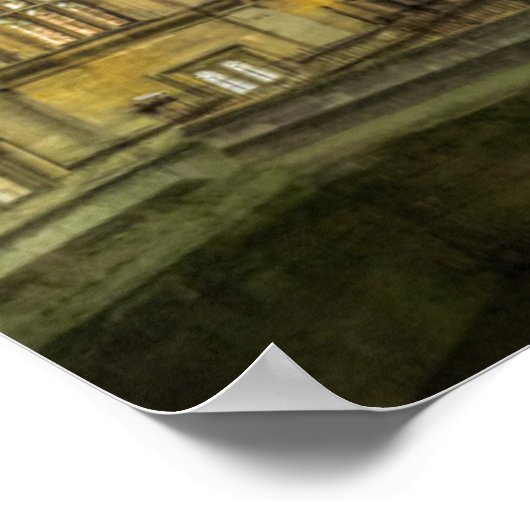 Denkmäler Big Ben at Night Poster (Ecke)