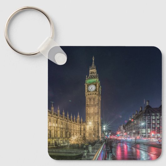 Denkmäler Big Ben at Night Schlüsselanhänger (Vorderseite)