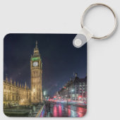 Denkmäler Big Ben at Night Schlüsselanhänger (Rückseite)