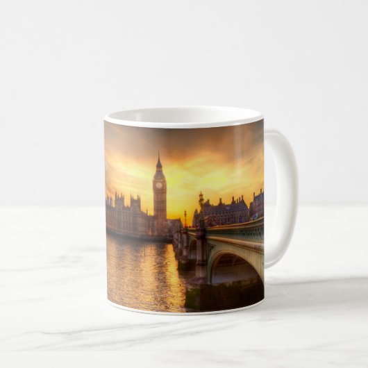Denkmäler Big Ben & Houses of Parliament Kaffeetasse (VorderseiteRechts)