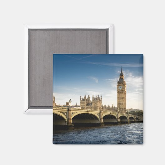 Denkmäler Big Ben Magnet (Vorderseite/Rückseite)