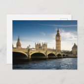 Denkmäler Big Ben Postkarte (Vorne/Hinten)