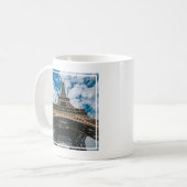 Denkmäler | Blick auf den Eiffelturm Kaffeetasse (Vorderseite Links)