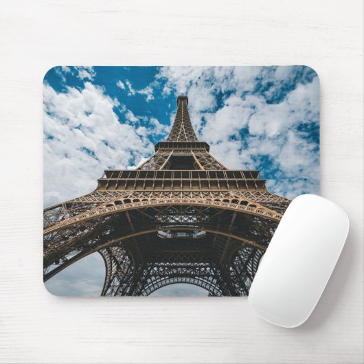 Denkmäler | Blick auf den Eiffelturm Mousepad (Mit Mouse)
