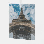 Denkmäler | Blick auf den Eiffelturm Ornament Aus Glas (Vorderseite links)