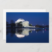 Denkmäler | Das Jefferson Memorial Dankeskarte (Vorne/Hinten)