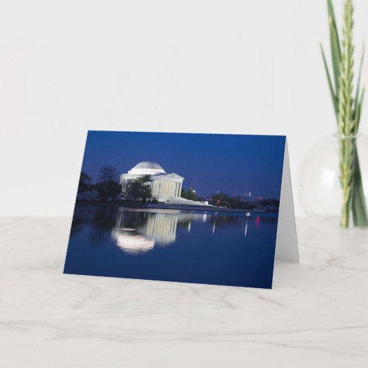 Denkmäler | Das Jefferson Memorial Karte (Vorderseite)