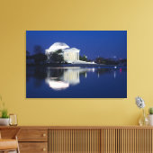 Denkmäler | Das Jefferson Memorial Leinwanddruck (Insitu (Wohnzimmer))