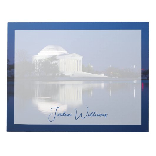 Denkmäler | Das Jefferson Memorial Notizblock (Vorderseite)
