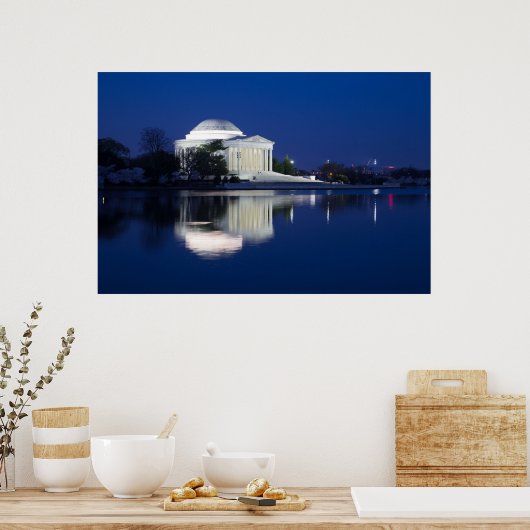 Denkmäler | Das Jefferson Memorial Poster (Küche)