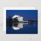 Denkmäler | Das Jefferson Memorial Postkarte (Vorne/Hinten)