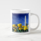 Denkmäler | Denkmal von Washington im Frühjahr Jumbo-Tasse (Rechts)