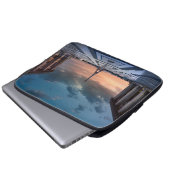 Denkmäler | Der Eiffelturm Laptopschutzhülle (Vorne Knopf)