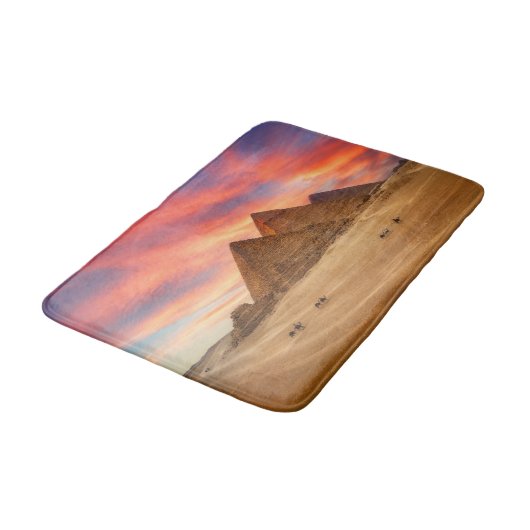 Denkmäler | Die großen Pyramiden Badematte (Schrägansicht)