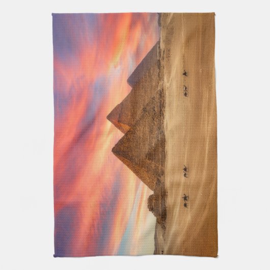 Denkmäler | Die großen Pyramiden Geschirrtuch (Vertikal)